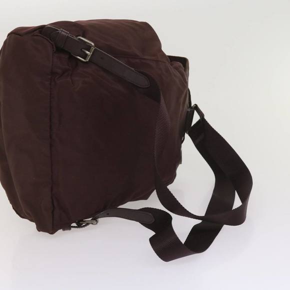 PRADA Backpack Nylon Wine Red Auth bs11789 - Picture 8 of 16